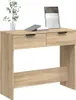 vidaXL Konzolový stolek Sonoma dub 90x36x75 cm výrobek z Náhled obrázku produktu 4