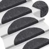 vidaXL Podložky na kroky Samolepiace 15 ks 56x17x3 cm Tmavo Náhľad obrázku produktu 1