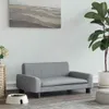 vidaXL Pelíšek pro psy Light Grey 70x45x30 cm Látka Náhled obrázku produktu 2