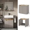 Vicco Waschbeckenunterschrank Marelle, 60 x 57.5 cm mit 2 Produktbild-Vorschau 2