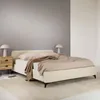 Polsterbett LAVORO Einzelbett 140x200, cremeweiß - Bett mit Produktbild-Vorschau 2
