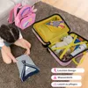 COSTWAY 2 pezzi valigia per bambini + zaino, trolley per Anteprima dell’immagine prodotto 3