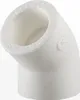 Ø 20mm, PPR Aqua Plus Winkel 45° in Weiß | Wasserrohr, Produktbild-Vorschau 1