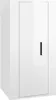 vidaXL Armoire TV murale blanc brillant 40x34,5x80 cm Voir les images du produit 1