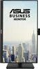 A vertical monitor displaying a city skyline with the ASUS logo and 'BUSINESS MONITOR' text. Produktbild-Vorschau