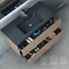 doporro Meuble de Salle de Bain Suspendu Chêne Clair Voir les images du produit 4