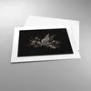 Poster - Poster ohne Rahmen - Asiatisch Vogel Blumen - Produktbild-Vorschau 3