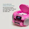 auna Harper CD Boombox, CD-Player, Bluetooth-Funtion, Produktbild-Vorschau 5