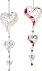 Dekohänger HEARTS mit 3 Herzen in Tiffany Optik L. 70cm Produktbild-Vorschau 1