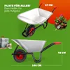 GARDEBRUK® Schubkarre 100 Liter bis 250kg Luftreifen mit Produktbild-Vorschau 7