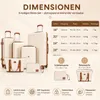 Travelhouse Gepäck-Set Bari, 6-teilig, 4 Koffer mit Rollen, Produktbild-Vorschau 5