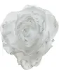 Kunstblumen Rose auf Clip 14cm winterweiß Produktbild-Vorschau 1