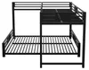 Letto a castello in metallo, dimensioni 90x200 cm sopra e Anteprima dell’immagine prodotto 16