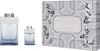 A gift set of Bvlgari Man Glacial Essence Eau de Parfum for men, including a large and a small bottle, alongside its packaging. Anteprima dell’immagine prodotto