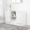 vidaXL Sideboard Weiß 120x30,5x70 cm Holzwerkstoff Produktbild-Vorschau 2