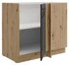Eckunterschrank 105cm Stilo Grau Eiche Artisan Küchenzeile Produktbild-Vorschau 2