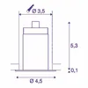 SLV 1000914 TRITON MINI LED Deckeneinbauleuchte weiss 3000K Produktbild-Vorschau 11