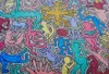 Kunstdruck auf Leinwand - In der Welt von Keith Haring - Produktbild-Vorschau 1