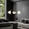 LED Hängeleuchte, 3 Flammig, Glas, Altmessing, H 120cm Produktbild-Vorschau 6