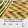 Outsunny 4 tlg. Gartenmöbel-Set Rattan Sitzgruppe mit Produktbild-Vorschau 5