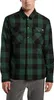 A man wearing a green and black plaid shirt. Podgląd zdjęcia produktu