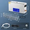SucceBuy 10L pulitore ad ultrasuoni per pistole, 300W Anteprima dell’immagine prodotto 7