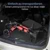 ELONEO 2in1 Rollstuhl Rollator faltbar und leicht mit Sitz, Produktbild-Vorschau 8