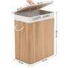 Songmics 62,5 x 52 x 32 cm Koš na prádlo 100L bambusový s Náhled obrázku produktu 8