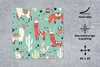 MuchoWow® Mauspad Mousepad Lama - Muster - Kaktus 30x30 cm Produktbild-Vorschau 2