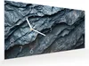 Wanduhr aus Glas mit Motiv Gefaltete Texturen- 60 x 30 cm - Produktbild-Vorschau 2
