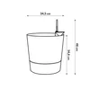 ELHO - Blumentopf - Greensense Aqua Care Round 35 - Light Produktbild-Vorschau 4