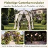 KOMFOTTEU, Gazebo in metallo a forma di rosa, arco per rose Anteprima dell’immagine prodotto 3