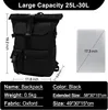Rucksack, Rolltop Rucksack Herren Damen 25L-30L, Groß Produktbild-Vorschau 2