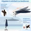 COSTWAY parasol wspornikowy z workami z piaskiem, parasol Podgląd zdjęcia produktu 7