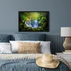 MuchoWow® MuchoWow® Gerahmtes Poster Dschungel - Wasserfall Produktbild-Vorschau 4
