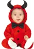 Costume da demone Halloween cappuccio ali tuta coda bambini Anteprima dell’immagine prodotto 1