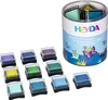 HEYDA Stempelkissen Set "Aqua" Klarsicht Runddose 10 Produktbild-Vorschau 4