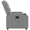vidaXL Fauteuil relax gris clair Tissu Voir les images du produit 4