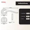DOMINO Türgriff Drückergarnitur BB-Buntbart Set | Rund BB Produktbild-Vorschau 7