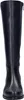 A full-length view of a single black leather boot. Produktbild-Vorschau