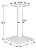 Base per tavolo in ghisa SH-5014-1, per ufficio, hotel, Anteprima dell’immagine prodotto 2