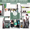 eluno Sportgeräteständer mit stabilen Ablageflächen, Körben Produktbild-Vorschau 4