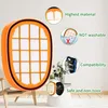 A vacuum cleaner filter is shown with feature callouts. Produktbild-Vorschau