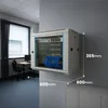 Extralink Rackmount-Schrank 9U 600x450 Grau Wandmontage - Náhled obrázku produktu 8