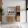 Badplaats Badmöbel Komplettset Montreal 02 60 x 35 cm Braun Produktbild-Vorschau 5