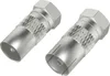 SAT-Adapter-Set, F-Stecker - Koax-Stecker/Kupplung, 2 Stück Produktbild-Vorschau 2