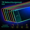 Gaming Mauspad LED, Großes Mauspad 800 x 300 mit Wireless Produktbild-Vorschau 2