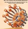 Close-up of a rotating massage device with text overlays. Produktbild-Vorschau