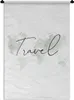 MuchoWow® Wandteppich Wandbehang Weltkarte - Aquarell - Produktbild-Vorschau 1