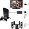 A diagram showing a PlayStation 2 console connected to a TV and a sound system via a PS2 to HDMI adapter. Náhľad obrázku produktu